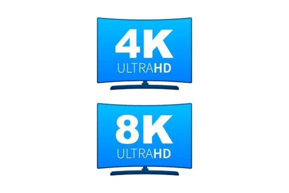Download 4K and 8K Ultra HD Label. High Technolog - Ultra Collection
