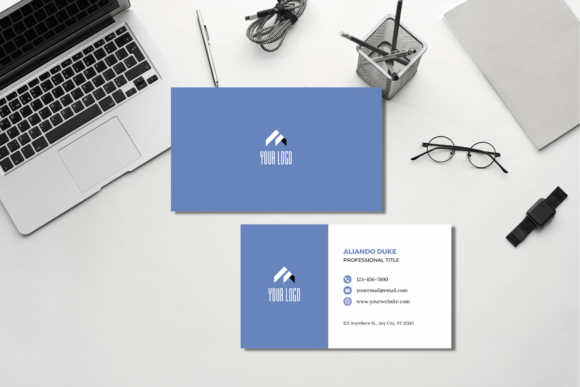 Download Blue Business Card Template - Business Collection